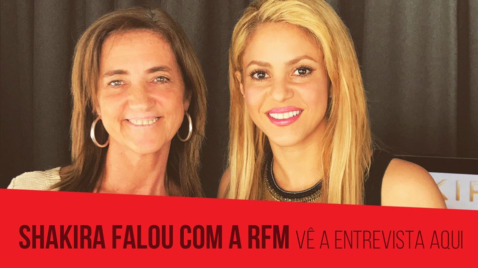 Shakira falou com a Teresa Lage