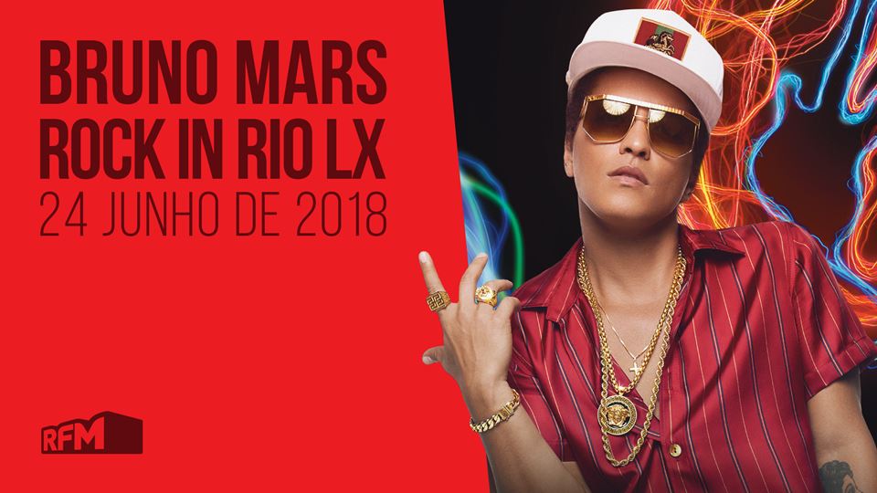 Bruno Mars no Rock in Rio Lisboa