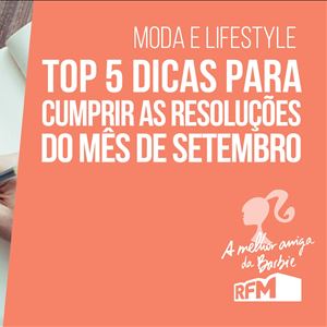 A melhor amiga da Barbie - resoluções de setembro
