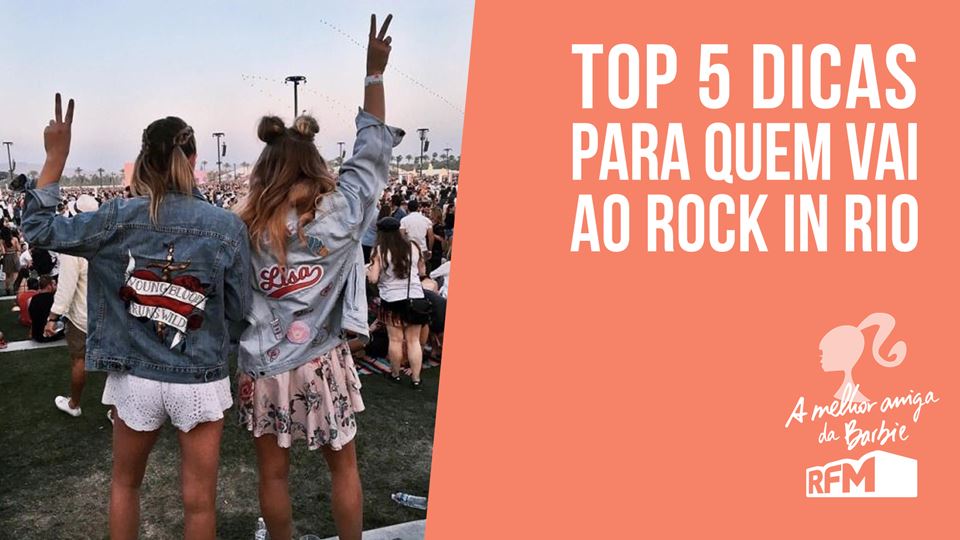 Barbie - dicas para o Rock in Rio