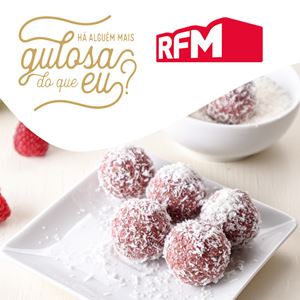 TRUFAS SAUDÁVEIS DE FRAMBOESA E COCO (VEGAN, SEM AÇÚCAR, SEM GLÚTEN)